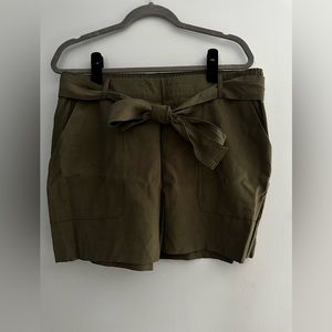 A New Day dark olive green shorts, size large